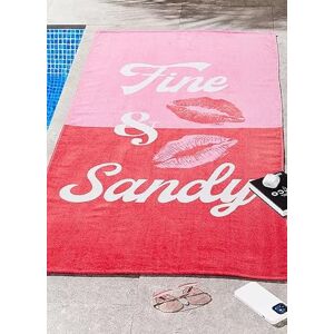 Catherine Lansfield Fine and Sandy Pair of Beach Towels (2 Beach Towels) Catherine Lansfield Fine and Sandy Pair of Beach Towels (2 Beach Towels)