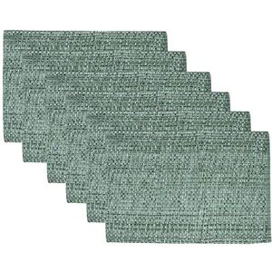 Sweet Home Collection Trends Two Tone 100% Cotton Woven Placemat, 10"x19 Sweet Home Collection Trends Two Tone 100% Cotton Woven Placemat, 10"x19