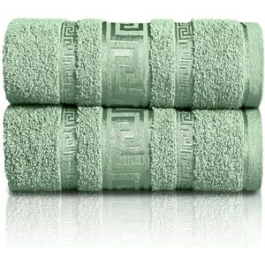 GC GAVENO CAVAILIA Extra Large Jumbo Bath Sheets Greek Towels for Bathroom 2 Piece Super Absorbent Quick Dry Towel, 100% Egyptian Cotton Soft Fluffy Luxury Bath Towel Spa & Hotel (90x180cm),Green GC GAVENO CAVAILIA Extra Large Jumbo Bath Sheets Greek Towels for Bathroom 2 Piece Super Absorbent Quick Dry Towel, 100% Egyptian Cotton Soft Fluffy Luxury Bath Towel Spa & Hotel (90x180cm),Green