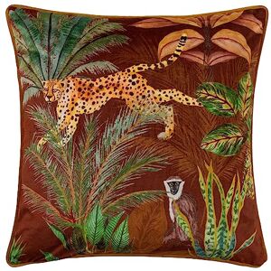 Wylder Tropics Aranya Feather Filled Cushion, Rust, 43 x 43cm Wylder Tropics Aranya Feather Filled Cushion, Rust, 43 x 43cm