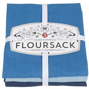 Now Designs Kitchen Dish Towels, Cotton, Moonlight Blue/Cool Blue/Indigo Blue, 20 x 30in Now Designs Kitchen Dish Towels, Cotton, Moonlight Blue/Cool Blue/Indigo Blue, 20 x 30in