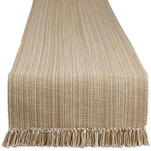 DII Variegated Tabletop Collection, Table Runner3x72, Taupe DII Variegated Tabletop Collection, Table Runner3x72, Taupe