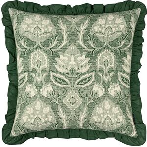 Paoletti Kirkton Feather Filled Cushion,Bottle Green,50 x 50cm Paoletti Kirkton Feather Filled Cushion,Bottle Green,50 x 50cm