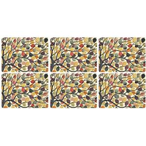 Portmeirion Home & Gifts Pimpernel Dancing Branches Placemats, Set of 6,30.5 x 23cm Portmeirion Home & Gifts Pimpernel Dancing Branches Placemats, Set of 6,30.5 x 23cm