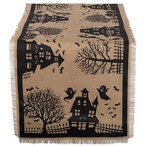 DII Haunted House Jute Table Runner - Halloween Decor DII Haunted House Jute Table Runner - Halloween Decor