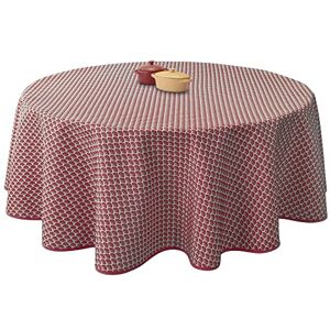 Le linge de Jules Paon Bordeaux Oval Tablecloth 150 x 240 cm Stain-Resistant Oval Peacock Bordeaux 240 cm Length 150 cm Width Le linge de Jules Paon Bordeaux Oval Tablecloth 150 x 240 cm Stain-Resistant Oval Peacock Bordeaux 240 cm Length 150 cm Width