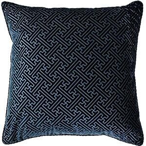 Paoletti Florence Cushion Cover, Navy, 55 x 55cm Paoletti Florence Cushion Cover, Navy, 55 x 55cm