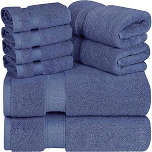 Utopia Towels Premium 8 Piece Towel Set, 2 Bath Towels, 2 Hand Towels and 4 Washcloths, 100% Ring Spun Cotton Highly Absorbent Towels for Bathroom, Sports & Hotel Utopia Towels Premium 8 Piece Towel Set, 2 Bath Towels, 2 Hand Towels and 4 Washcloths, 100% Ring Spun Cotton Highly Absorbent Towels for Bathroom, Sports & Hotel