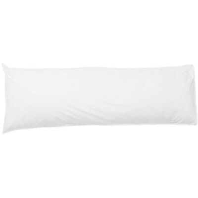 British Home Bedding Bolster Pillow Case Long Body Orthopaedic Support Maternity Pregnancy Pillow Case (King 5ft 19"X 60", White) British Home Bedding Bolster Pillow Case Long Body Orthopaedic Support Maternity Pregnancy Pillow Case (King 5ft 19"X 60", White)