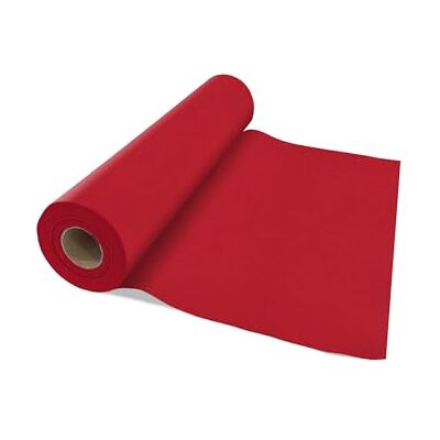 VelaHub Airlaid 20 Table Runners 40 x 120 cm 24 m Roll Disposable Runner Red VelaHub Airlaid 20 Table Runners 40 x 120 cm 24 m Roll Disposable Runner Red