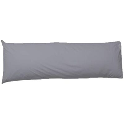British Home Bedding Bolster Pillow Case Long Body Orthopaedic Support Maternity Pregnancy Pillow Case (King 5ft 19"X 60", Grey) British Home Bedding Bolster Pillow Case Long Body Orthopaedic Support Maternity Pregnancy Pillow Case (King 5ft 19"X 60", Grey)