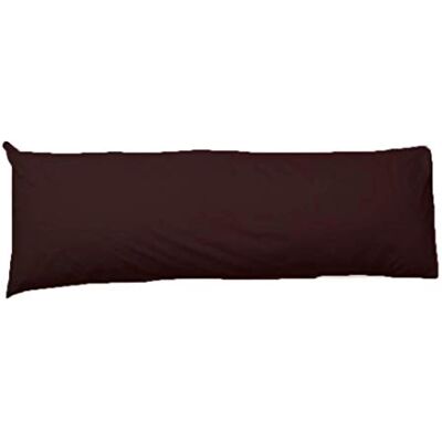 R&Z Long Bolster Pillow Case 100% Polycotton Blend PREGNANCY Maternity Orthopaedic Support Pillowcase (Chocolate, 5Ft) R&Z Long Bolster Pillow Case 100% Polycotton Blend PREGNANCY Maternity Orthopaedic Support Pillowcase (Chocolate, 5Ft)