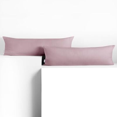 DecoKing 2 Pillowcases 20 x 120 cm Jersey 100% Combed Cotton Zip Heather Amber DecoKing 2 Pillowcases 20 x 120 cm Jersey 100% Combed Cotton Zip Heather Amber
