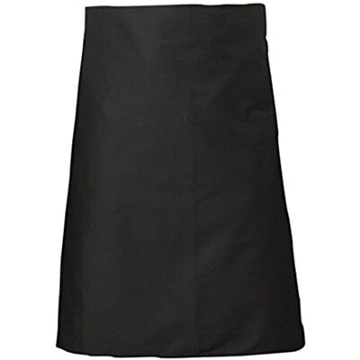Genware NEV-NA04 Apron, Black Waist, 90 cm x 70 cm Genware NEV-NA04 Apron, Black Waist, 90 cm x 70 cm