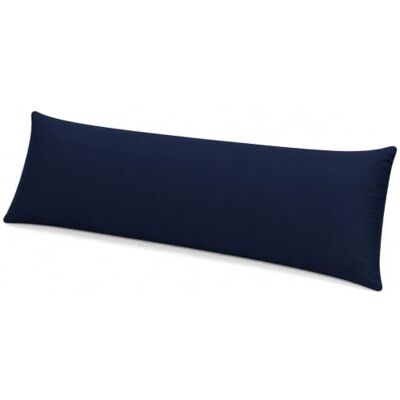 AmigoZone BOLSTER PILLOW CASE PREGNANCY MATERNITY ORTHOPAEDIC SUPPORT Double 4.6FT(52"), Navy Blue AmigoZone BOLSTER PILLOW CASE PREGNANCY MATERNITY ORTHOPAEDIC SUPPORT Double 4.6FT(52"), Navy Blue