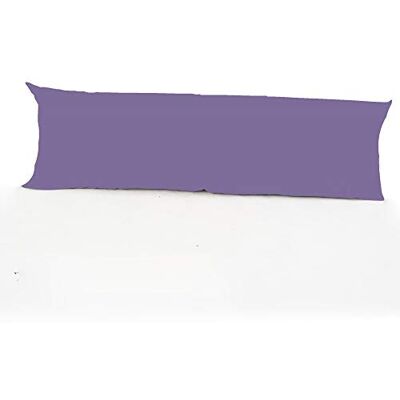 clicktostyle Easy Care Bolster King 5ft (152 cm x 50 cm) (60"x19") Long Polycotton Pillow Case Only 20 Colours Available (Lilac) clicktostyle Easy Care Bolster King 5ft (152 cm x 50 cm) (60"x19") Long Polycotton Pillow Case Only 20 Colours Available (Lilac)