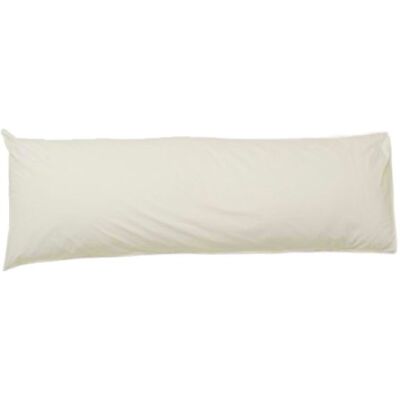 British Home Bedding Bolster Pillow Case Long Body Orthopaedic Support Maternity Pregnancy Pillow Case (King 5ft 19"X 60", Cream) British Home Bedding Bolster Pillow Case Long Body Orthopaedic Support Maternity Pregnancy Pillow Case (King 5ft 19"X 60", Cream)