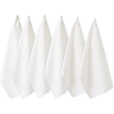 DII Cotton Flat Woven, White, Small Set, 18x28 DII Cotton Flat Woven, White, Small Set, 18x28