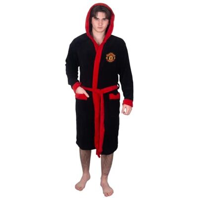Manchester United - Official - Black - Small - Dressing Gown Manchester United - Official - Black - Small - Dressing Gown