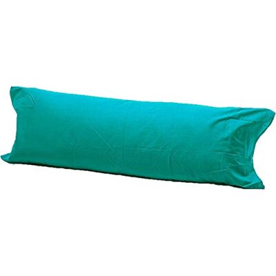 R&Z Long Bolster Pillow Case 100% Polycotton Blend PREGNANCY Maternity Orthopaedic Support Pillowcase (Teal, 5Ft) R&Z Long Bolster Pillow Case 100% Polycotton Blend PREGNANCY Maternity Orthopaedic Support Pillowcase (Teal, 5Ft)