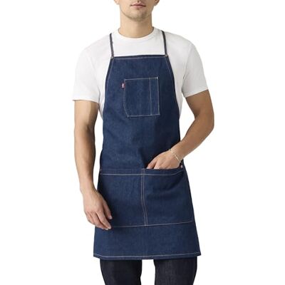 Levi's Men's Adjustable Denim Apron APRON, Z9999 CNY BLACK GOLD, Einheitsgröße Levi's Men's Adjustable Denim Apron APRON, Z9999 CNY BLACK GOLD, Einheitsgröße