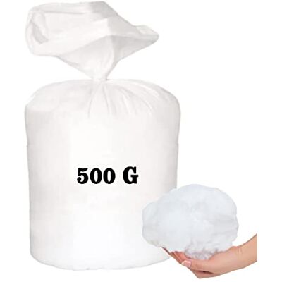 MH Home Hollowfibre Quality Grade – Stuffing/Filling Toys, Pillows Craft Cushion Filling Cushions, teddy Bear, Pet Beds 100% Soft Hollow Fibre (500G) MH Home Hollowfibre Quality Grade – Stuffing/Filling Toys, Pillows Craft Cushion Filling Cushions, teddy Bear, Pet Beds 100% Soft Hollow Fibre (500G)