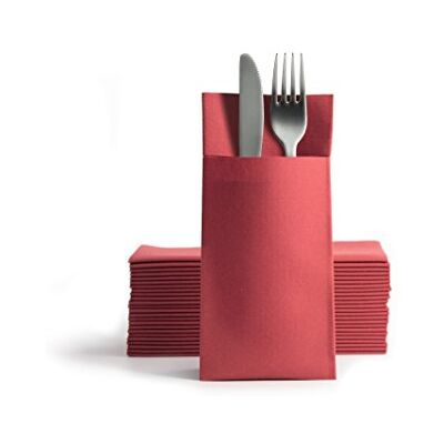 Alvotex Airlaid Cutlery Napkins 39 x 40 cm 50/1 – Burgundy (225) Alvotex Airlaid Cutlery Napkins 39 x 40 cm 50/1 – Burgundy (225)