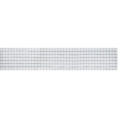 Mikasa Industrial Check Cotton Linen Table Runner - Table Runner Mikasa Industrial Check Cotton Linen Table Runner - Table Runner