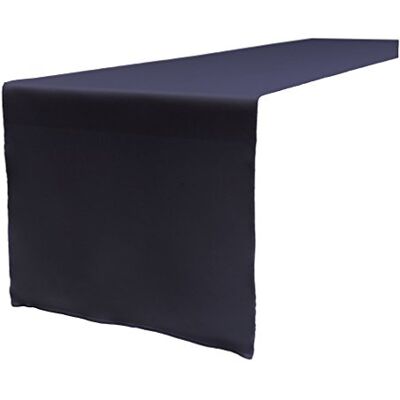 LA Linen Polyester Poplin Table Runner, 14 by 108-Inch, Navy LA Linen Polyester Poplin Table Runner, 14 by 108-Inch, Navy