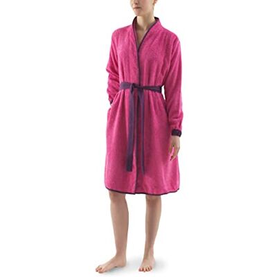 Top Towel Lady Women's Bathrobe, Fuscia, S Top Towel Lady Women's Bathrobe, Fuscia, S