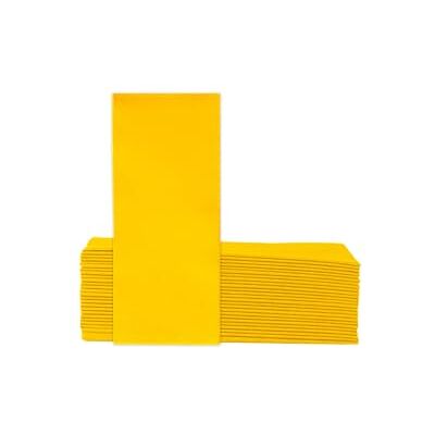 VelaHub Soft Point 50 Napkins, 1/8 Fold, High-Quality Disposable Napkins, 32 x 38 cm, Yellow VelaHub Soft Point 50 Napkins, 1/8 Fold, High-Quality Disposable Napkins, 32 x 38 cm, Yellow