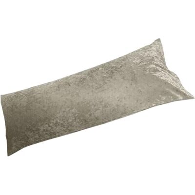 Lancashire Textiles Bolster Pillow Case Luxury Soft Comfort Polyester Casing, Envelope Closing Silver, Single (3ft) W90cm x 48cm Lancashire Textiles Bolster Pillow Case Luxury Soft Comfort Polyester Casing, Envelope Closing Silver, Single (3ft) W90cm x 48cm