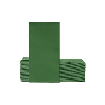 VelaHub Soft Point 50 Napkins, 1/8 Fold, High-Quality Disposable Napkins, 39 x 38 cm, Green VelaHub Soft Point 50 Napkins, 1/8 Fold, High-Quality Disposable Napkins, 39 x 38 cm, Green