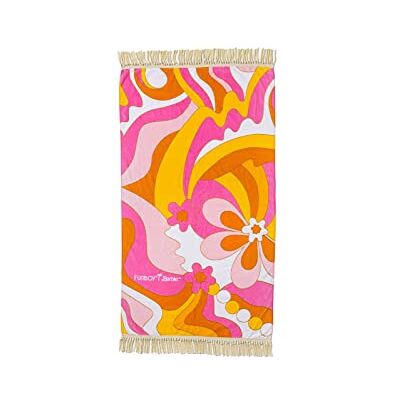 FUNBOY & Barbie Luxury Dream Oversized Beach Towel with Fringe Medium FUNBOY & Barbie Luxury Dream Oversized Beach Towel with Fringe Medium