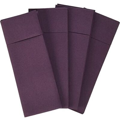 Alvotex Airlaid 50 Cutlery Napkins, Cutlery Pockets, Fabric-Like, Disposable Napkin, Plum, 32 x 40 cm Alvotex Airlaid 50 Cutlery Napkins, Cutlery Pockets, Fabric-Like, Disposable Napkin, Plum, 32 x 40 cm