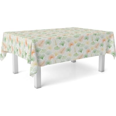 ECOMMERC3 Oilcloth Tablecloth Size 100 x 140 cm Stain Repellent – Oilcloth Tablecloth Palm Green 100% Made in Spain Do Not Bleed Liquids ECOMMERC3 Oilcloth Tablecloth Size 100 x 140 cm Stain Repellent – Oilcloth Tablecloth Palm Green 100% Made in Spain Do Not Bleed Liquids