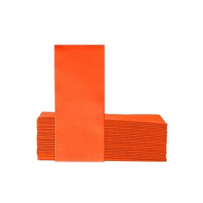 VelaHub Soft Point 50 Napkins, 1/8 Fold, High-Quality Disposable Napkin, 32 x 38 cm, Orange VelaHub Soft Point 50 Napkins, 1/8 Fold, High-Quality Disposable Napkin, 32 x 38 cm, Orange