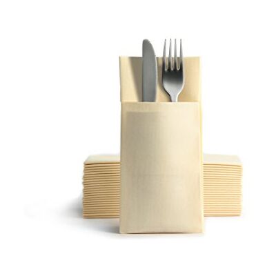 Alvotex Airlaid Cutlery Napkins 39 x 40 cm 50/1 Cream (278) Alvotex Airlaid Cutlery Napkins 39 x 40 cm 50/1 Cream (278)