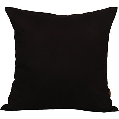 TangDepot Handmade Decorative Solid 100% Cotton Canvas Throw Pillow Covers/Cushion Covers, (24''x24'', Black) TangDepot Handmade Decorative Solid 100% Cotton Canvas Throw Pillow Covers/Cushion Covers, (24''x24'', Black)