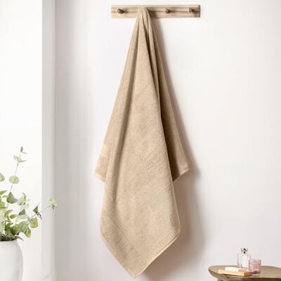 Bianca Supima Cotton 100x150cm Bath Sheet Natural Bianca Supima Cotton 100x150cm Bath Sheet Natural