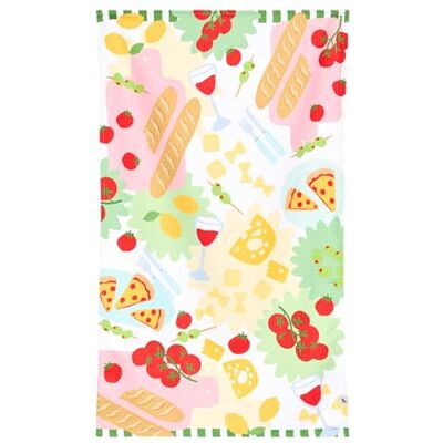 Dock & Bay Tea Towels Quick-Drying Dish Towels in Thick Waffle Fabric Medium Size 75x45cm, 29x17 Wine & Dine Dock & Bay Tea Towels Quick-Drying Dish Towels in Thick Waffle Fabric Medium Size 75x45cm, 29x17 Wine & Dine