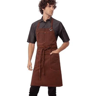 Chef Works Unisex's ABAQ054RUS0 Work Utility Apron Rust One Size Chef Works Unisex's ABAQ054RUS0 Work Utility Apron Rust One Size