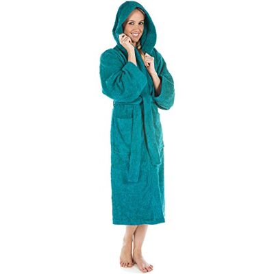 Montana Unisex Bathrobe – Long Sleeve Hooded Cotton Comfort Montana Unisex Bathrobe – Long Sleeve Hooded Cotton Comfort