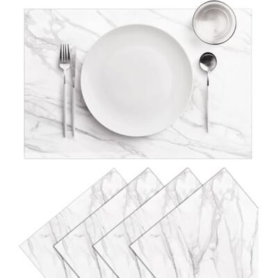 Viniliko Set of 4 Fabia Rectangular Placemats 4u-30x45cm Viniliko Set of 4 Fabia Rectangular Placemats 4u-30x45cm