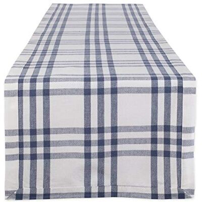 DII Kitchen Textiles, Cotton, French Blue, 14 x 108 Table Runner DII Kitchen Textiles, Cotton, French Blue, 14 x 108 Table Runner
