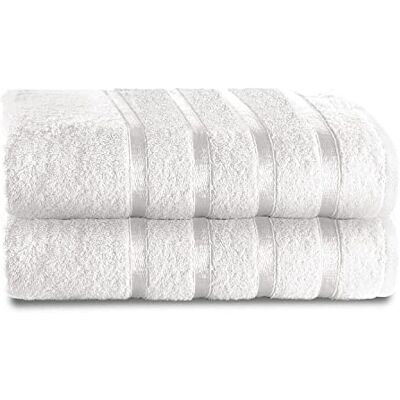 GC GAVENO CAVAILIA Fade Resistant Luxury Towels, Extra Absorbent 100% Ringspun Egyptian Cotton 500 GSM Bathroom Set, White, 2PK Bath Sheet 554752 GC GAVENO CAVAILIA Fade Resistant Luxury Towels, Extra Absorbent 100% Ringspun Egyptian Cotton 500 GSM Bathroom Set, White, 2PK Bath Sheet 554752