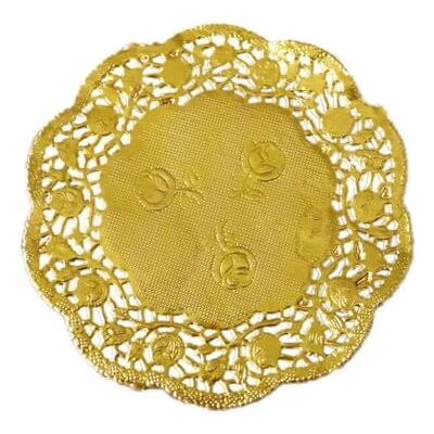 Sisyeuo 50Pcs / Set 3.5 Inch Hollow Floral Embossed Round Lace Paper Doilies Wedding Party Tableware Metallic Gold Placemat Houseware Napkins Package Modern Kitchen Items Set Furniture Drink Sisyeuo 50Pcs / Set 3.5 Inch Hollow Floral Embossed Round Lace Paper Doilies Wedding Party Tableware Metallic Gold Placemat Houseware Napkins Package Modern Kitchen Items Set Furniture Drink