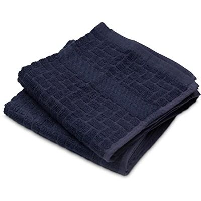 Cuisinart - Professional Sculpted Tea Towel - Blue Bamboo Cuisinart - Professional Sculpted Tea Towel - Blue Bamboo