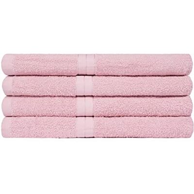 Brentfords - 4 Pack - 100% Cotton - Light Pink - Towel Brentfords - 4 Pack - 100% Cotton - Light Pink - Towel