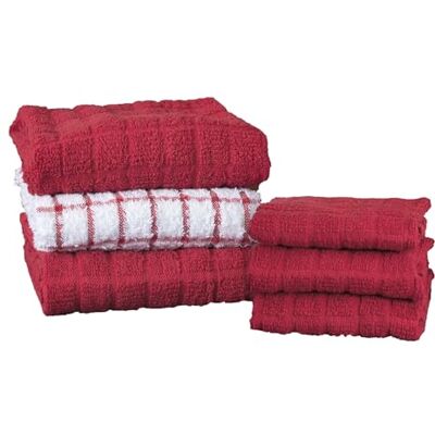 Ritz Terry Cotton Kitchen Towel and Tea Towel Set of 6 Ritz Terry Cotton Kitchen Towel and Tea Towel Set of 6